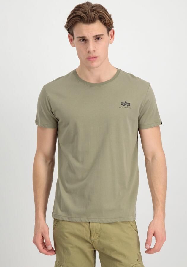 Alpha Industries Shirt met ronde hals Backprint T - Foto 4