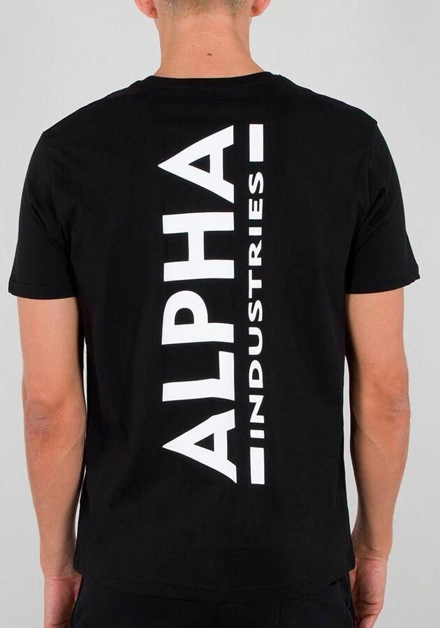 Alpha industries Backprint T-shirts Kleding black maat: XL beschikbare maaten:XL - Foto 2