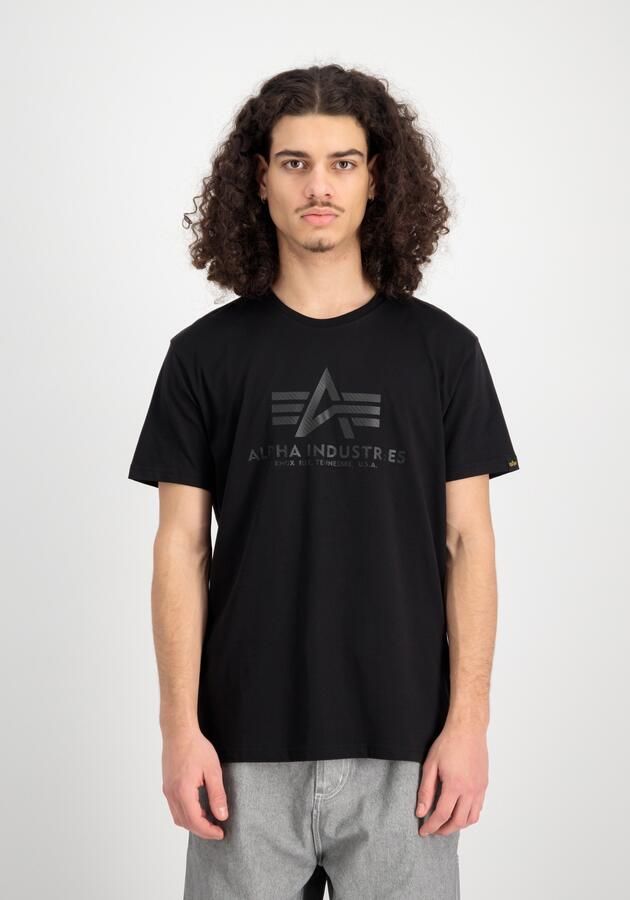 Alpha industries T-shirt met labelprint en ronde hals - Foto 9