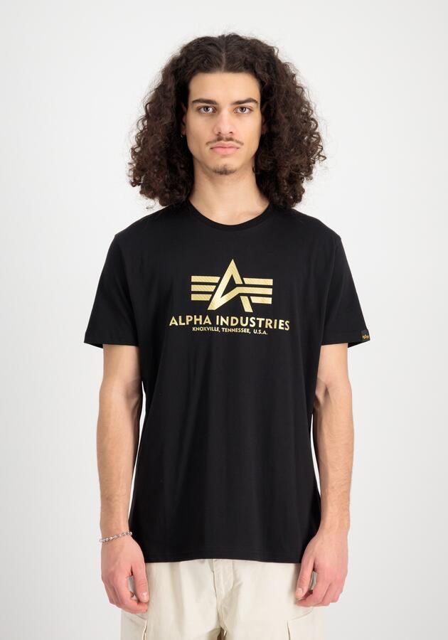 Alpha industries T-shirt met labelprint en ronde hals - Foto 9