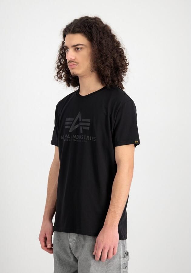 Alpha industries T-shirt met labelprint en ronde hals - Foto 2