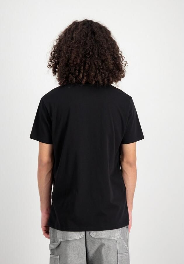 Alpha industries T-shirt met labelprint en ronde hals - Foto 4