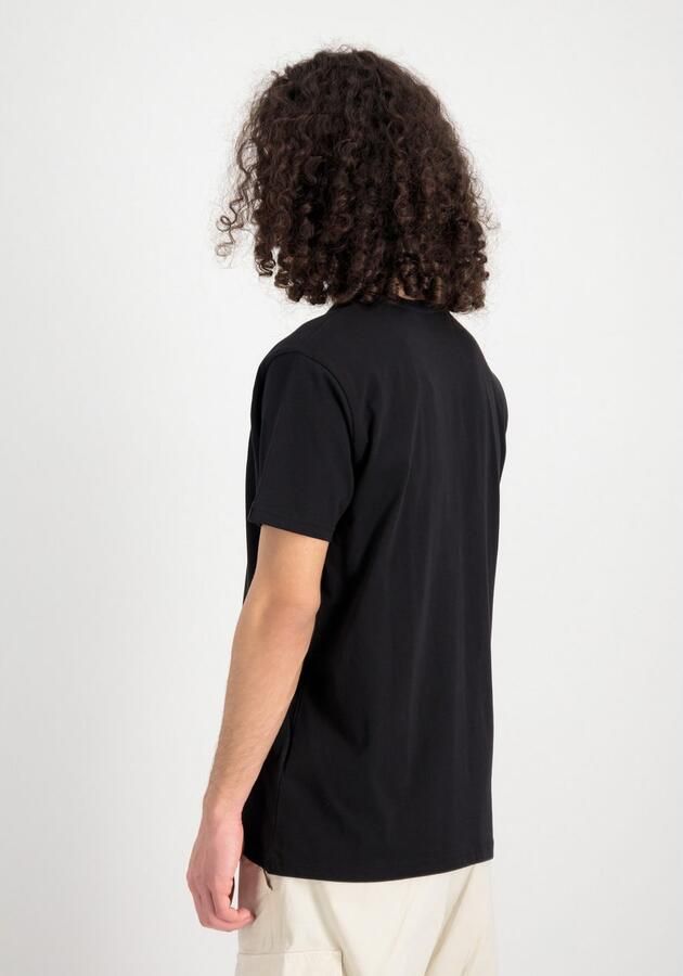 Alpha industries T-shirt met labelprint en ronde hals - Foto 3