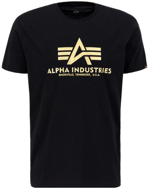 Alpha industries T-shirt met labelprint en ronde hals - Foto 8