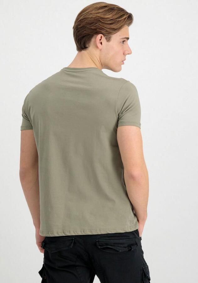 Alpha industries Basic T Ml T-shirts Kleding olive maat: XXL beschikbare maaten:S XXL - Foto 3