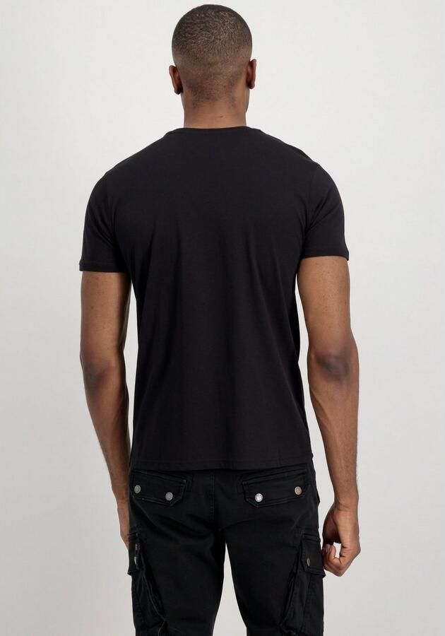 Alpha industries Basic T Ml T-shirts Kleding Black maat: L beschikbare maaten:S M L - Foto 3