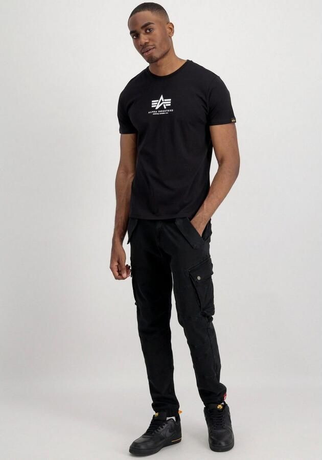 Alpha industries Basic T Ml T-shirts Kleding Black maat: L beschikbare maaten:S M L - Foto 5