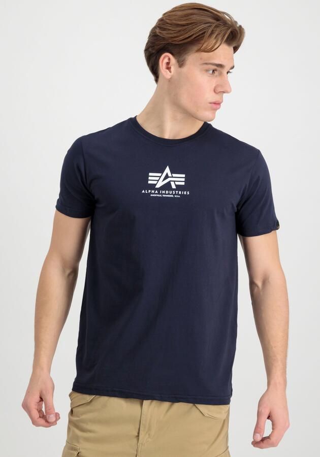 Alpha Industries Shirt met ronde hals Basic T ML - Foto 5