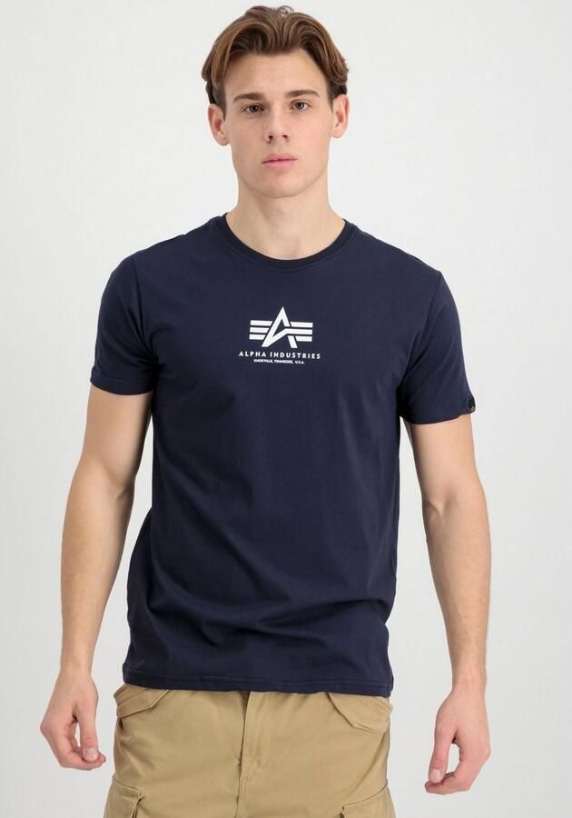Alpha Industries Shirt met ronde hals Basic T ML - Foto 3
