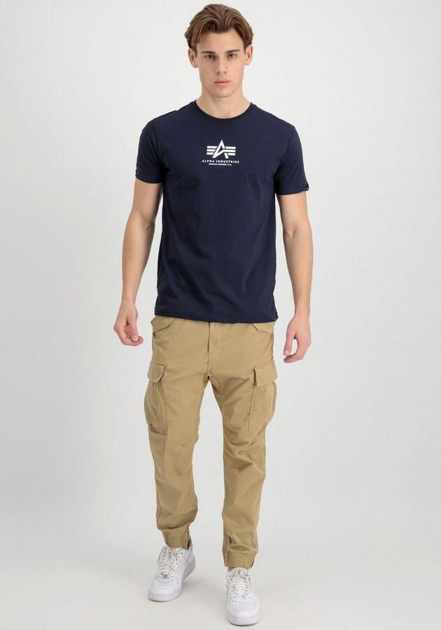 Alpha Industries Shirt met ronde hals Basic T ML - Foto 4