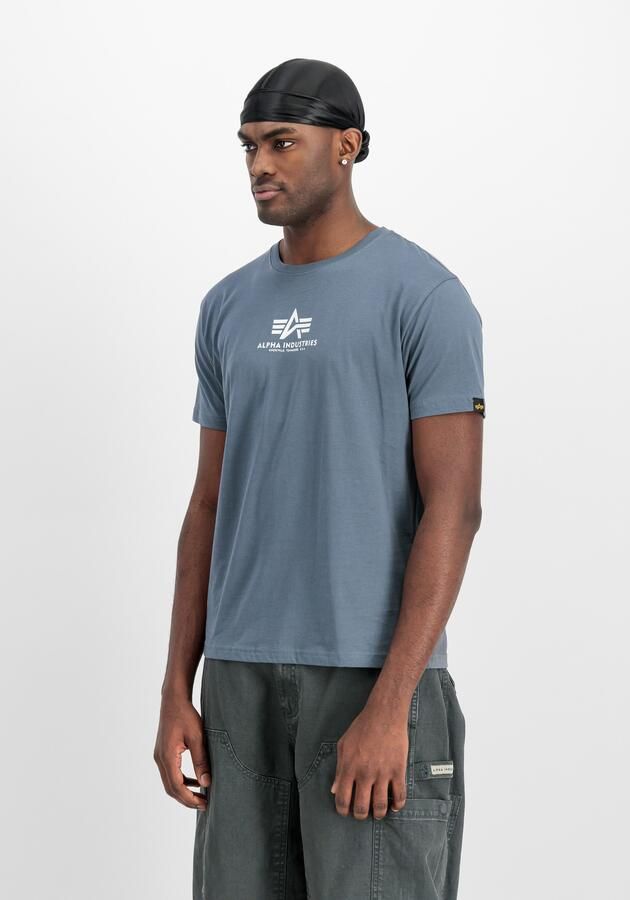 Alpha Industries Shirt met ronde hals Basic T ML - Foto 4