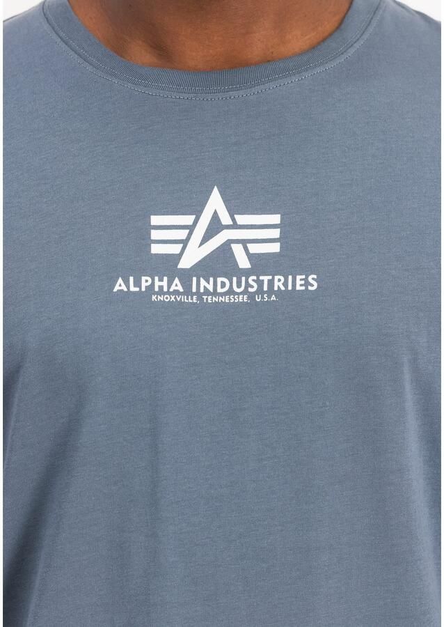 Alpha Industries Shirt met ronde hals Basic T ML
