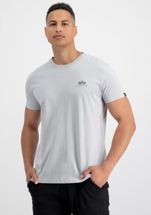 Alpha industries T-shirt met logoprint model 'BASIC T SMALL LOGO' - Foto 3