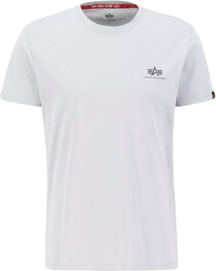 Alpha industries T-shirt met logoprint model 'BASIC T SMALL LOGO'