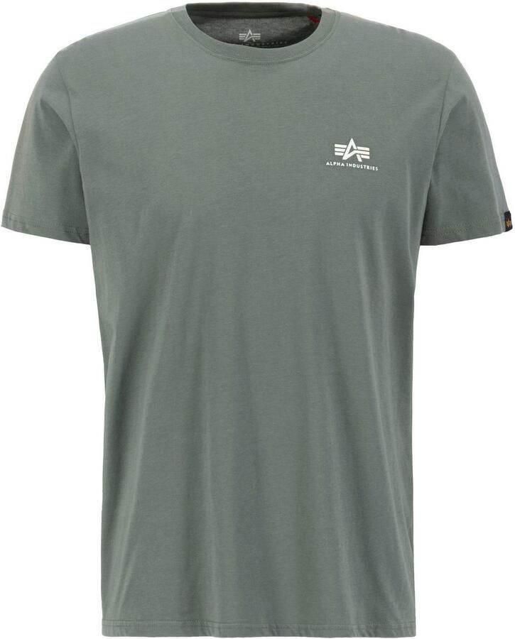 Alpha industries T-shirt met logoprint model 'BASIC T SMALL LOGO'