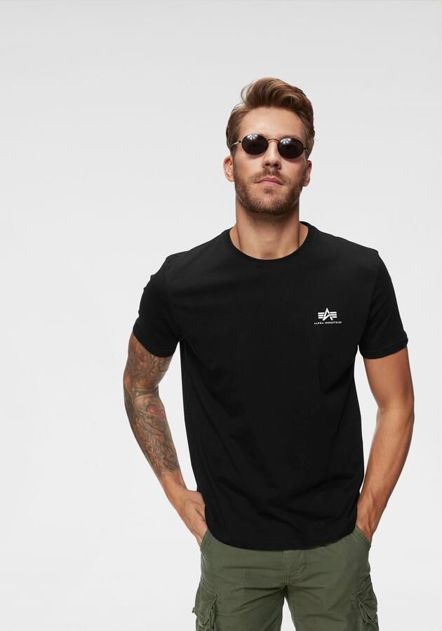 Alpha industries Basic Small Logo T-shirts Kleding black maat: XXL beschikbare maaten:S M XXL - Foto 6