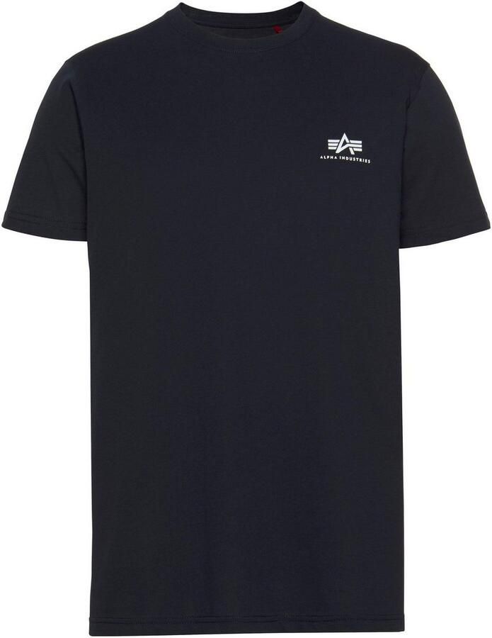 Alpha Industries Shirt met ronde hals BASIC T SMALL LOGO