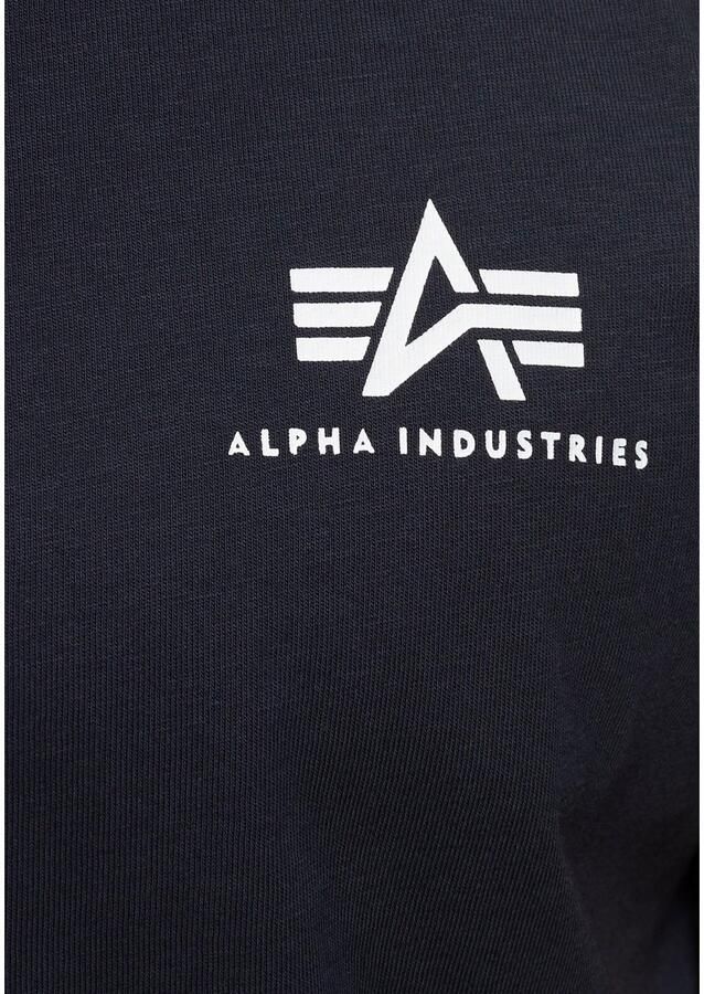 Alpha Industries Shirt met ronde hals BASIC T SMALL LOGO - Foto 2