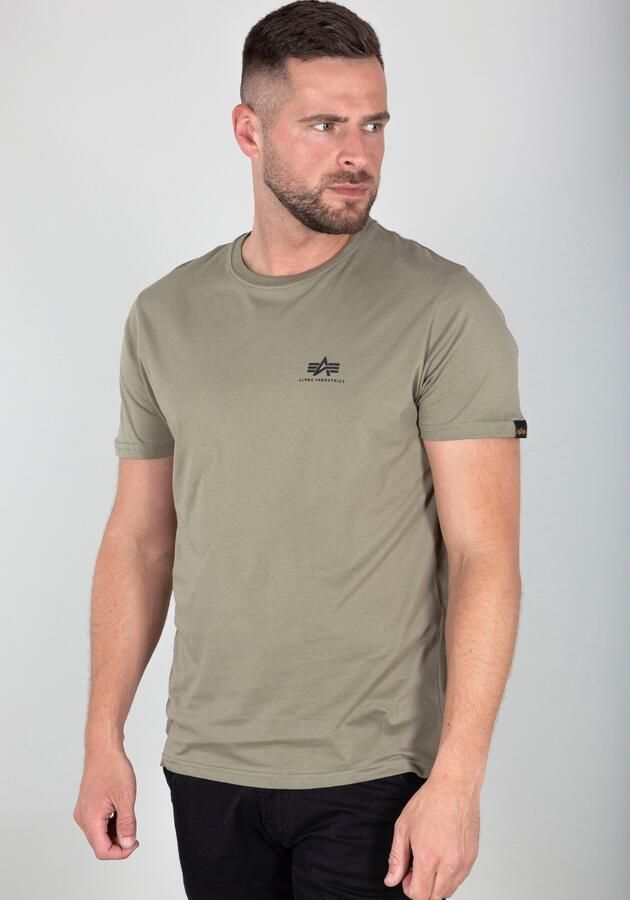 Alpha Industries Shirt met ronde hals BASIC T SMALL LOGO - Foto 5
