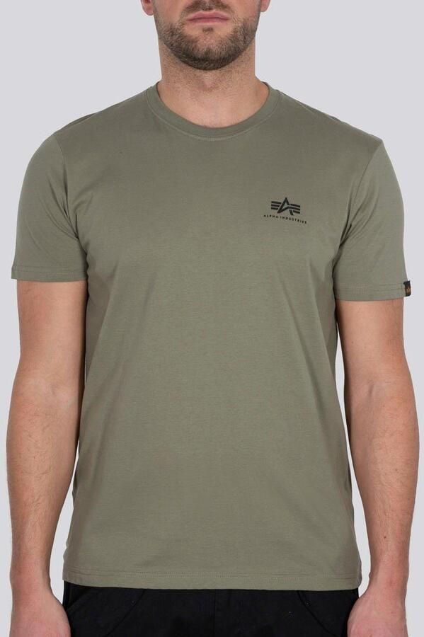 Alpha Industries Shirt met ronde hals BASIC T SMALL LOGO - Foto 4
