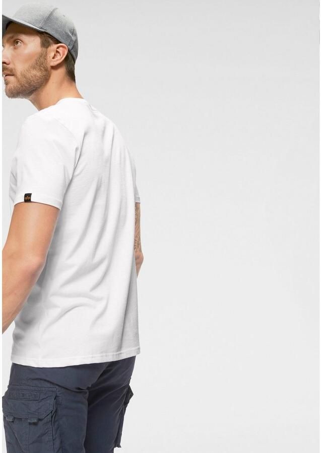 Alpha industries Basic Small Logo T-shirts Kleding white maat: L beschikbare maaten:S M L XL XXL XXXL - Foto 2
