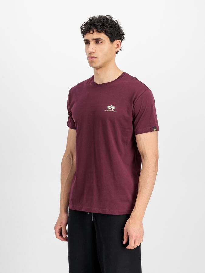 Alpha Industries Shirt met ronde hals BASIC T SMALL LOGO - Foto 4