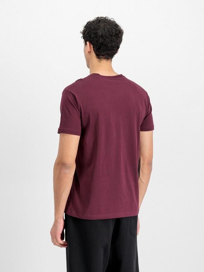 Alpha Industries Shirt met ronde hals BASIC T SMALL LOGO