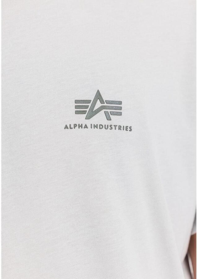 Alpha industries T-shirt met logoprint model 'BASIC T SMALL LOGO' - Foto 2