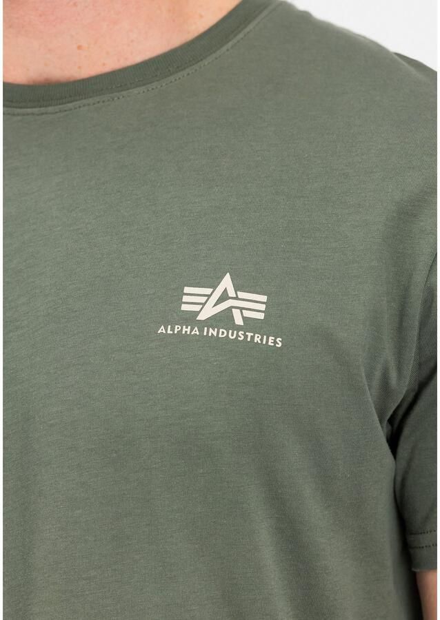Alpha industries T-shirt met logoprint model 'BASIC T SMALL LOGO' - Foto 2