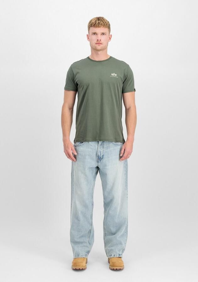 Alpha industries T-shirt met logoprint model 'BASIC T SMALL LOGO' - Foto 6