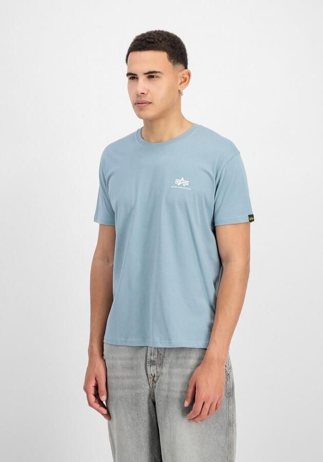 Alpha industries T-shirt met logoprint model 'BASIC T SMALL LOGO' - Foto 5