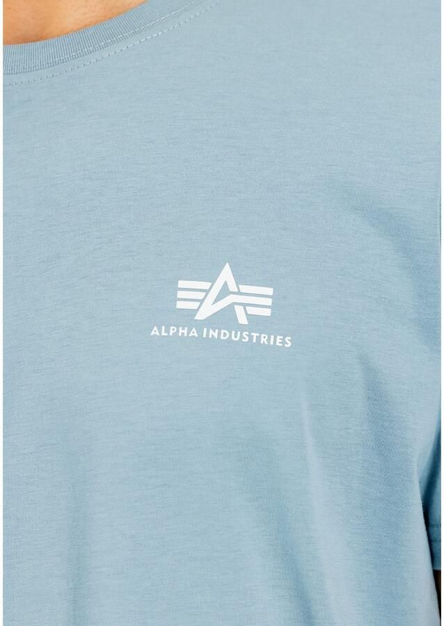 Alpha industries T-shirt met logoprint model 'BASIC T SMALL LOGO' - Foto 2