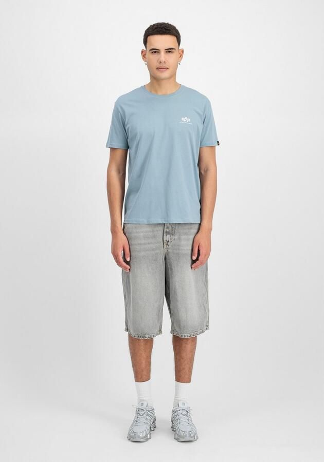 Alpha industries T-shirt met logoprint model 'BASIC T SMALL LOGO' - Foto 7