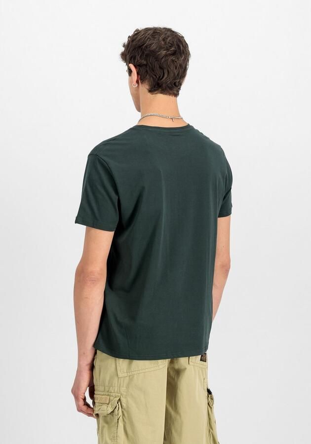 Alpha Industries T-shirt Men T-Shirts Basic T Small Logo - Foto 5