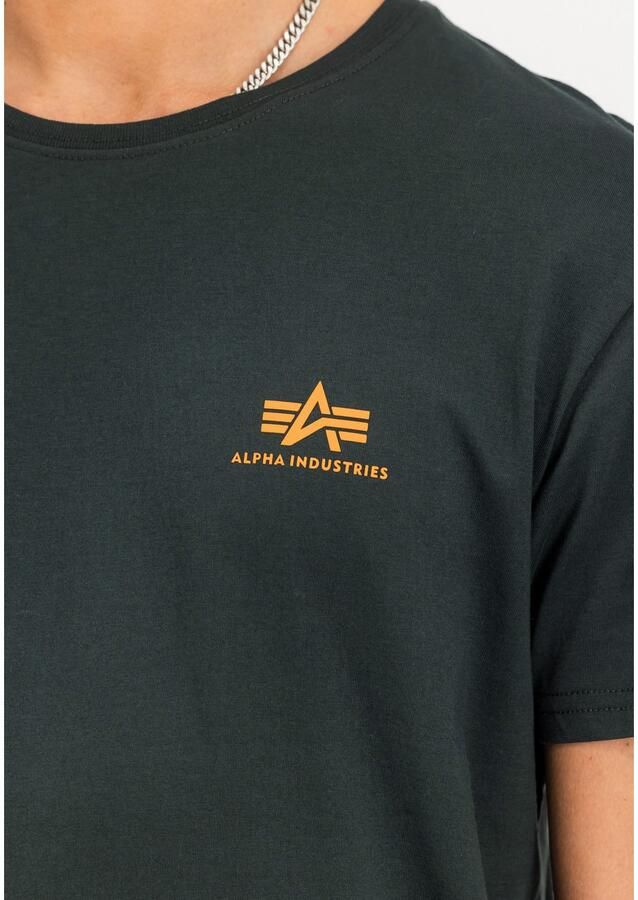 Alpha Industries T-shirt Men T-Shirts Basic T Small Logo - Foto 2