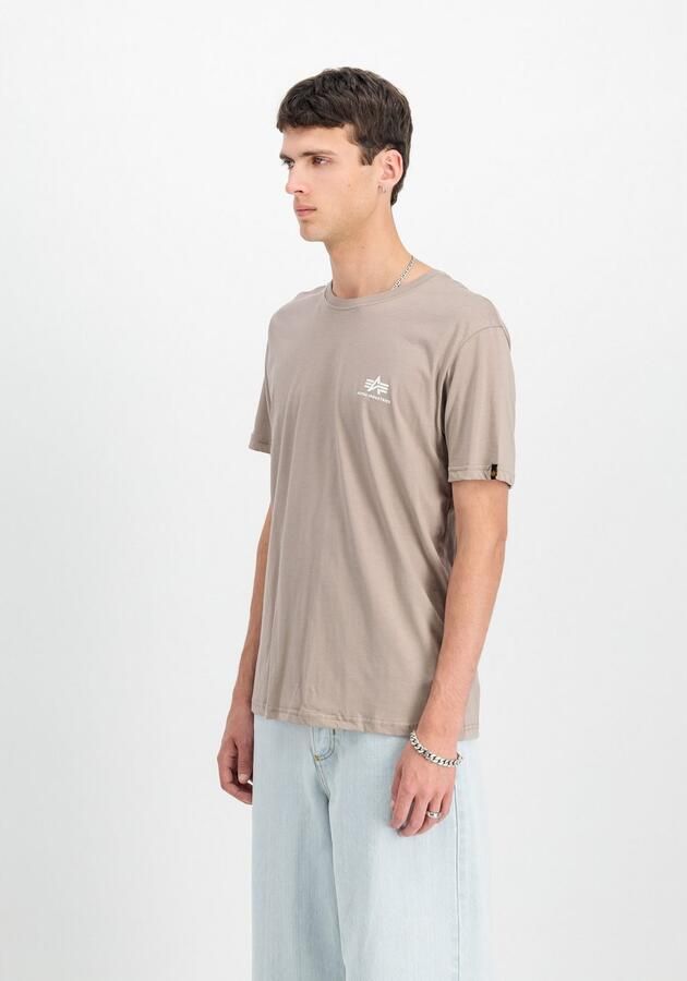 Alpha industries T-shirt met logoprint model 'BASIC T SMALL LOGO' - Foto 4