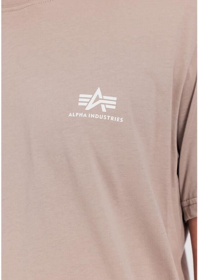 Alpha industries T-shirt met logoprint model 'BASIC T SMALL LOGO' - Foto 2
