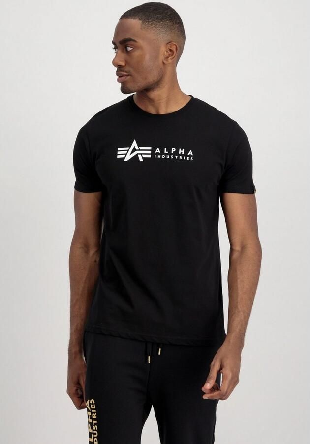 Alpha industries Label T (2 Pack) T-shirts Kleding Black maat: XXL beschikbare maaten:S M L XXL - Foto 5