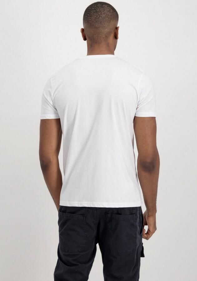 Alpha industries Label T (2 Pack) T-shirts Kleding white maat: L beschikbare maaten:S M L XXL - Foto 4