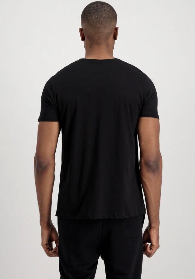 Alpha industries Label T (2 Pack) T-shirts Kleding Black maat: XXL beschikbare maaten:S M L XXL - Foto 3