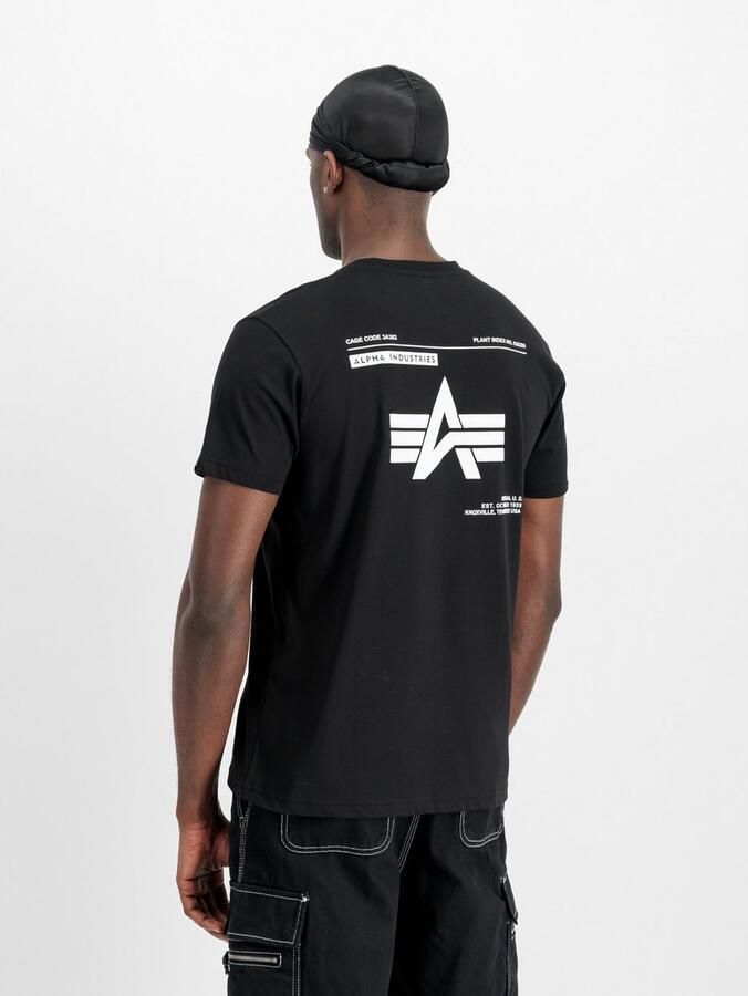 Alpha Industries Shirt met ronde hals Label T BP