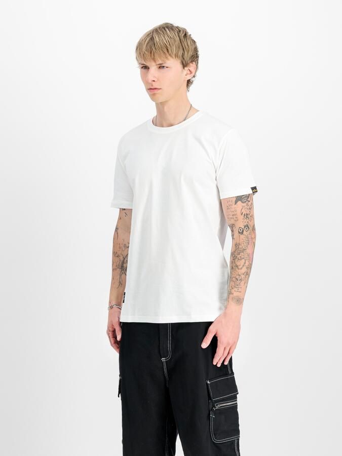Alpha industries T-shirt met labeldetails en ronde hals - Foto 4