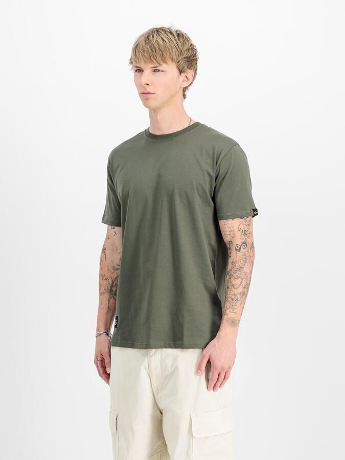 Alpha Industries Shirt met ronde hals Label T BP - Foto 3