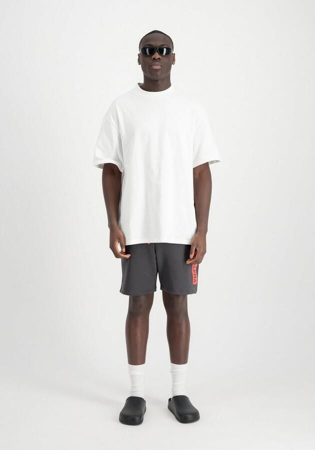 Alpha industries Sweatshorts met elastische band en tunnelkoord - Foto 2