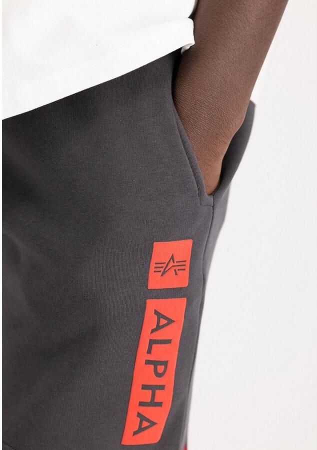 Alpha industries Sweatshorts met elastische band en tunnelkoord