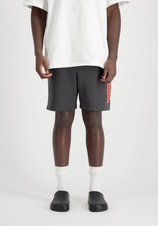 Alpha industries Sweatshorts met elastische band en tunnelkoord - Foto 4