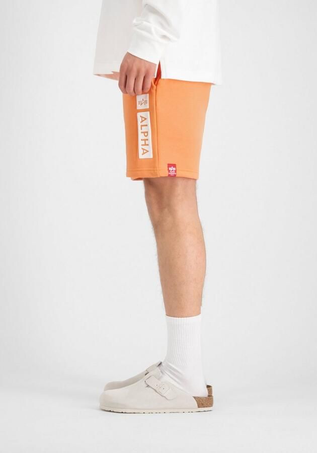 Alpha industries Sweatshorts met elastische band en tunnelkoord - Foto 3