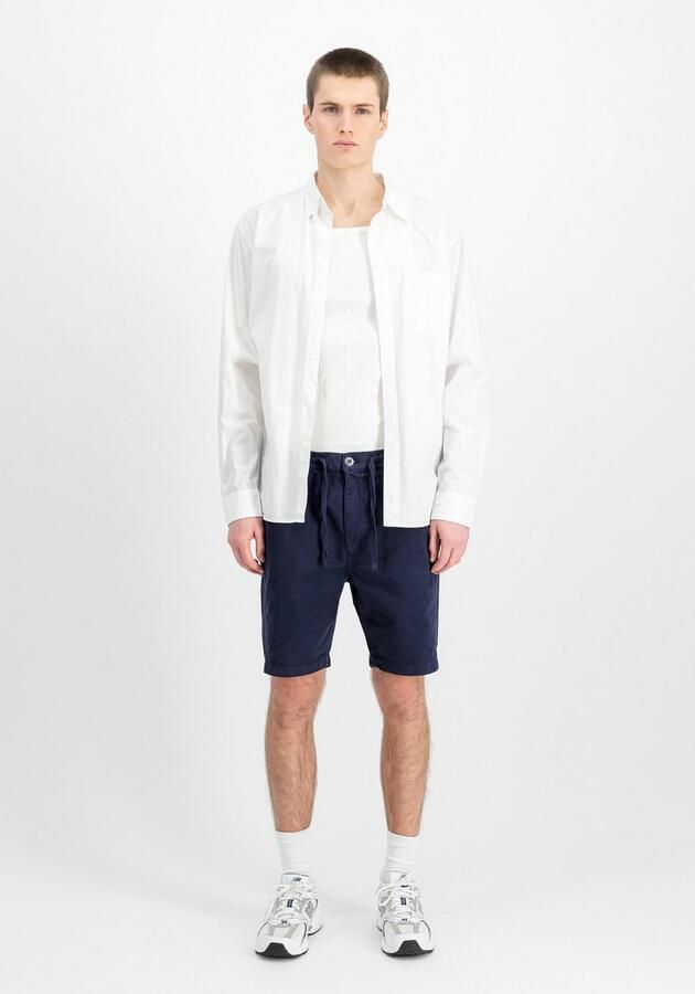 Alpha industries Korte broek met elastische band en tunnelkoord - Foto 2