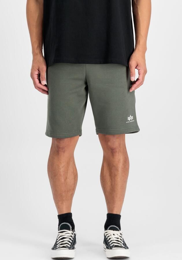 Alpha industries Sweatshorts met elastische band en tunnelkoord - Foto 7
