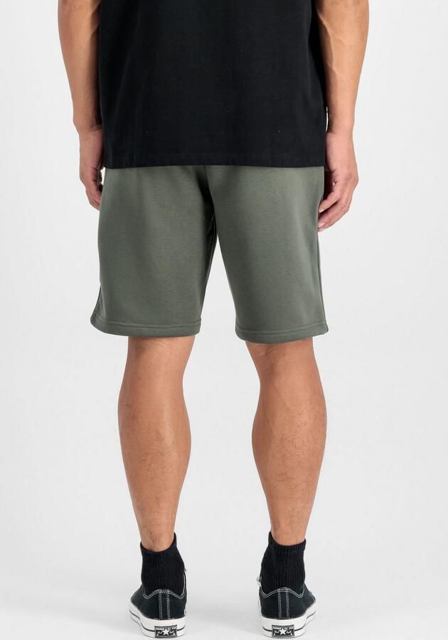 Alpha industries Sweatshorts met elastische band en tunnelkoord - Foto 2